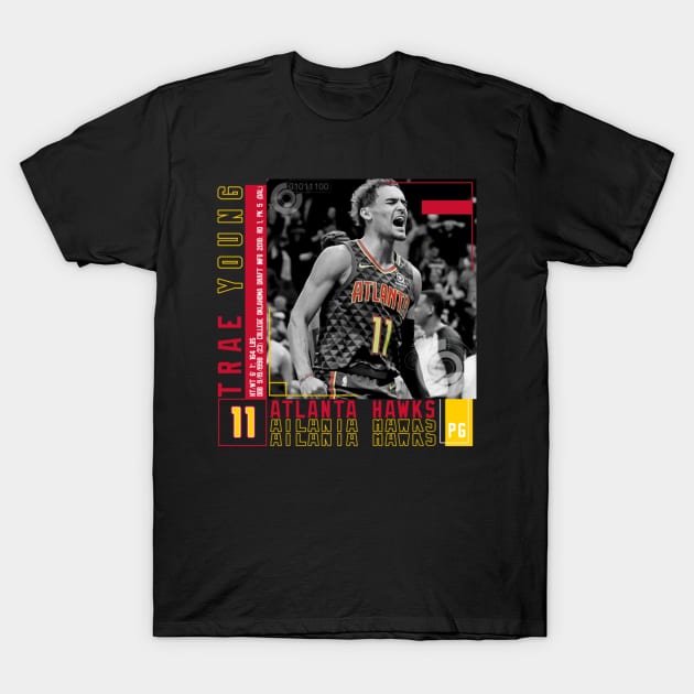 Trae Young Paper Poster T-Shirt by art.Hamdan